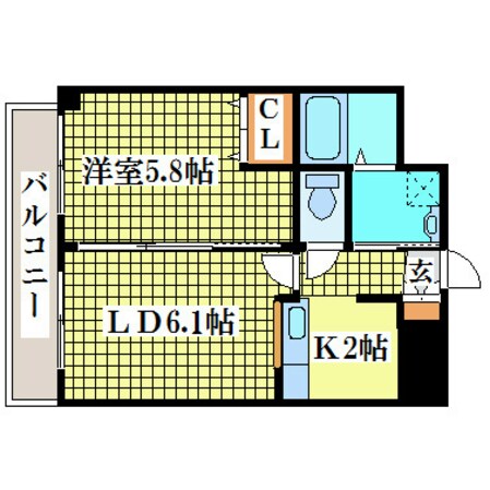 INOVE札幌清田（旧:ドマーニプレイス）の物件間取画像